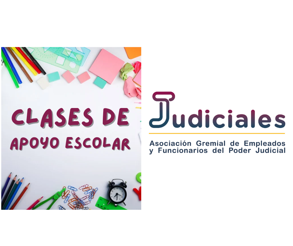 Nuevo Convenio para Clases de Apoyo Escolar y Curso de Ingreso al Secundario para Hijos de Afiliados Judiciales